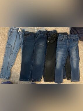 Cat & Jack Kids Denim Jeans - Light Blue, Dark Blue, Black